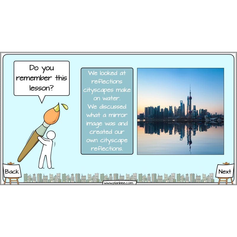 PlanBee Cityscapes Art Lessons for KS2 created by PlanBee