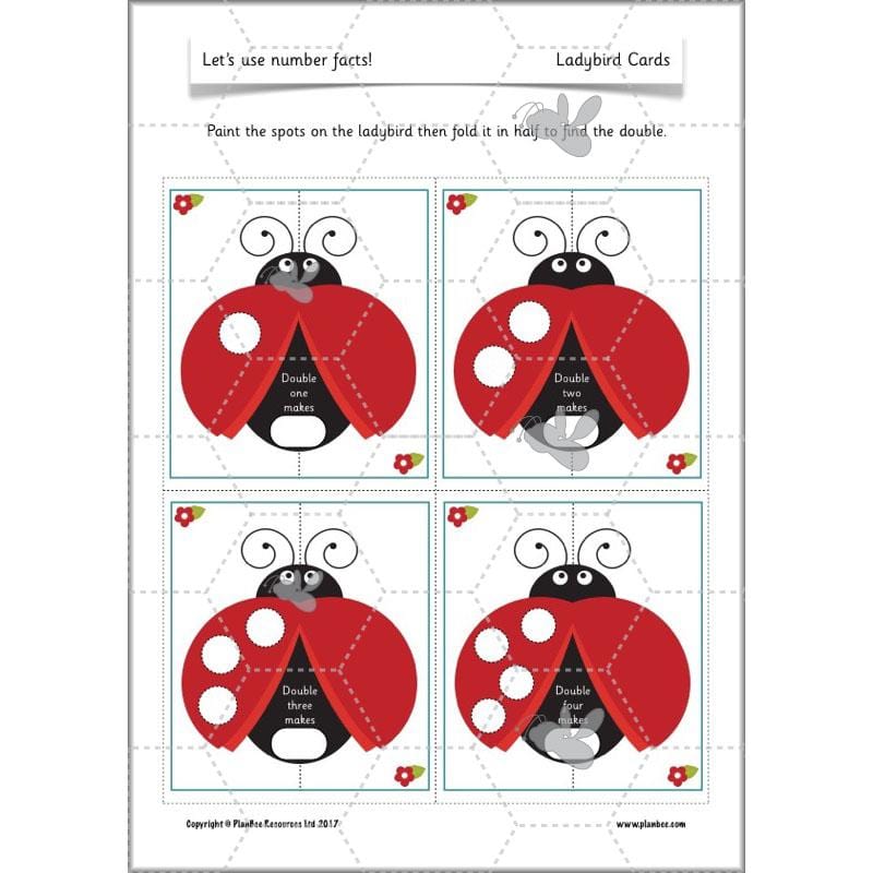 PlanBee Let's use number facts - Year 1 Maths activity pack
