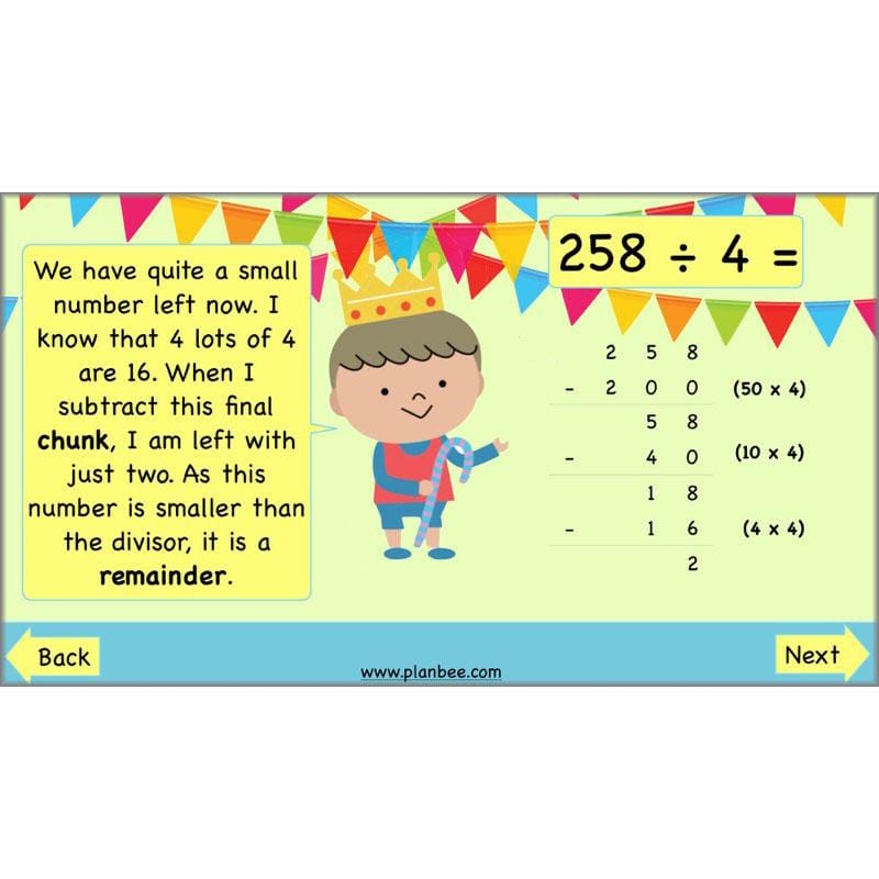 PlanBee Multiplication and Division Methods: Primary Maths Lessons for Year 4