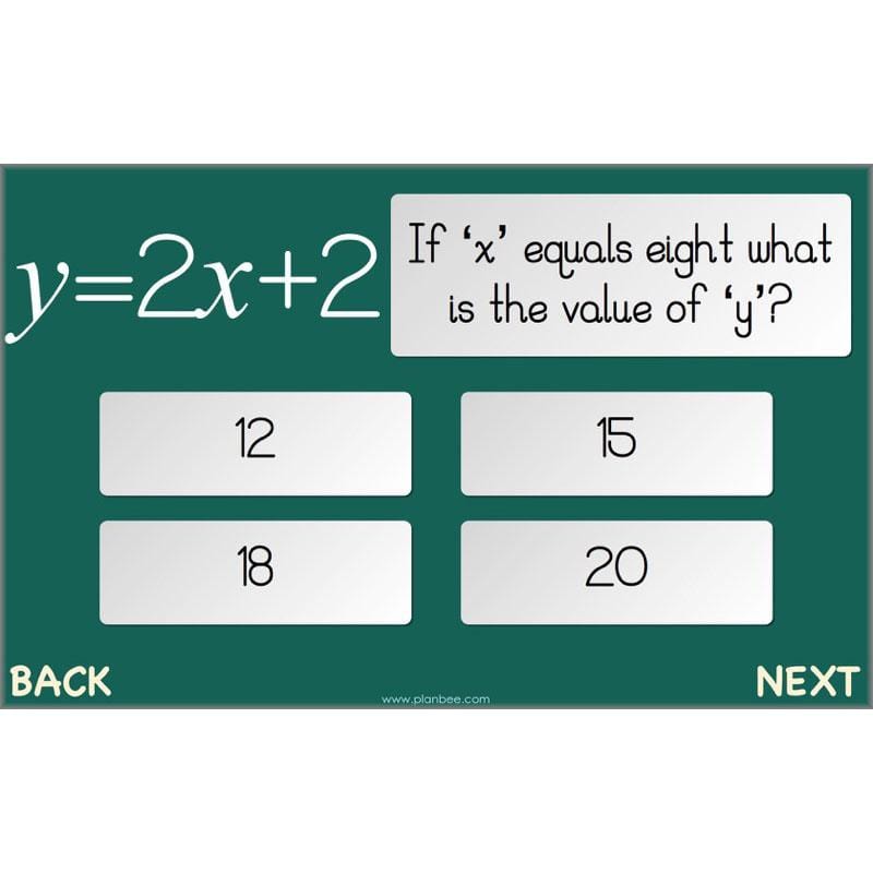 PlanBee Algebra: simple algebra lesson planning for Year 6