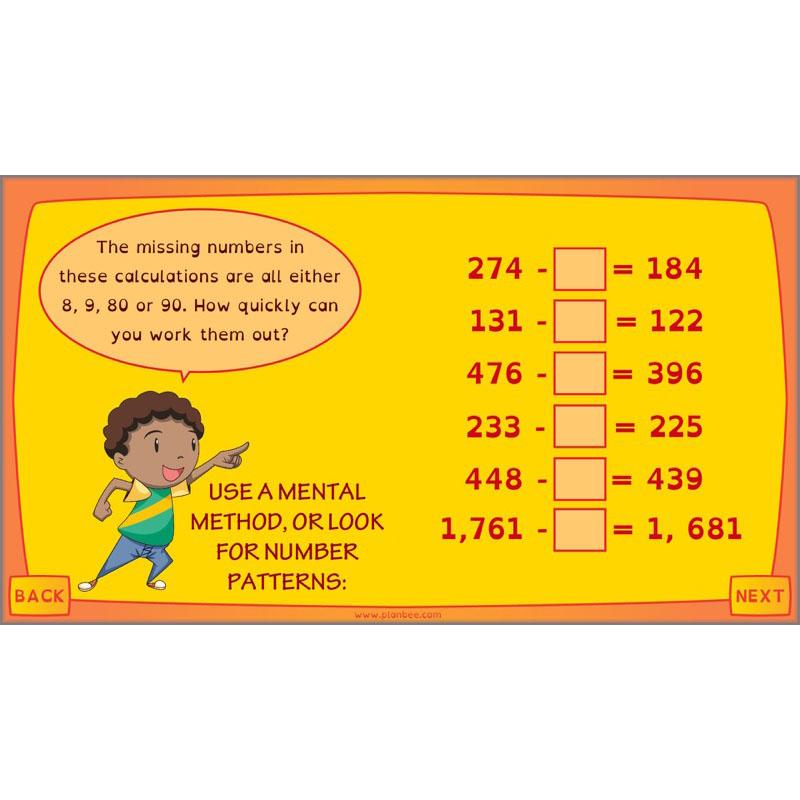 PlanBee Knowing Number Facts: Addition & Subtraction - Year 3 Maths Lessons