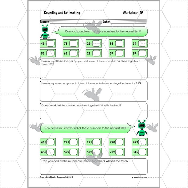 PlanBee Rounding and Estimating: Place Value & Number Maths Lessons - Year 3