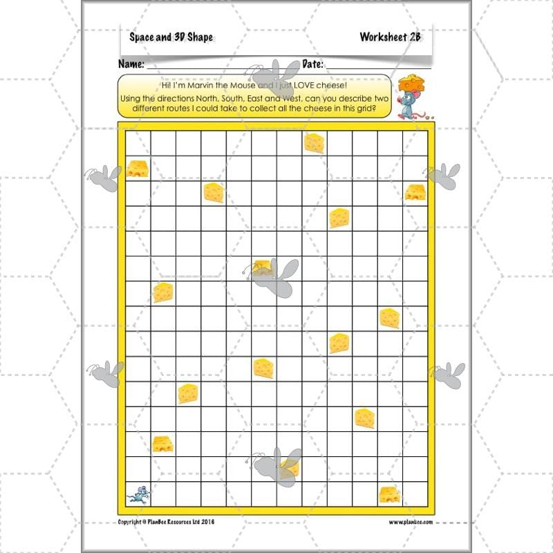 PlanBee 3D Shape and Space Year 3 Maths Lessons by PlanBee