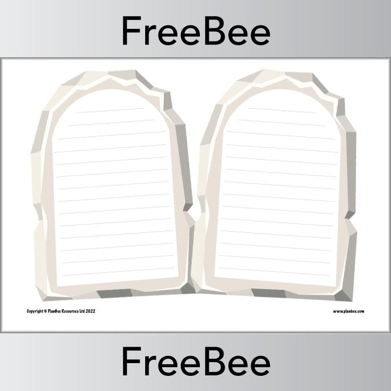 FREE 10 Commandments KS2 Poster | PlanBee