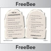 10 Commandments KS2 Poster FREE PDF By PlanBee