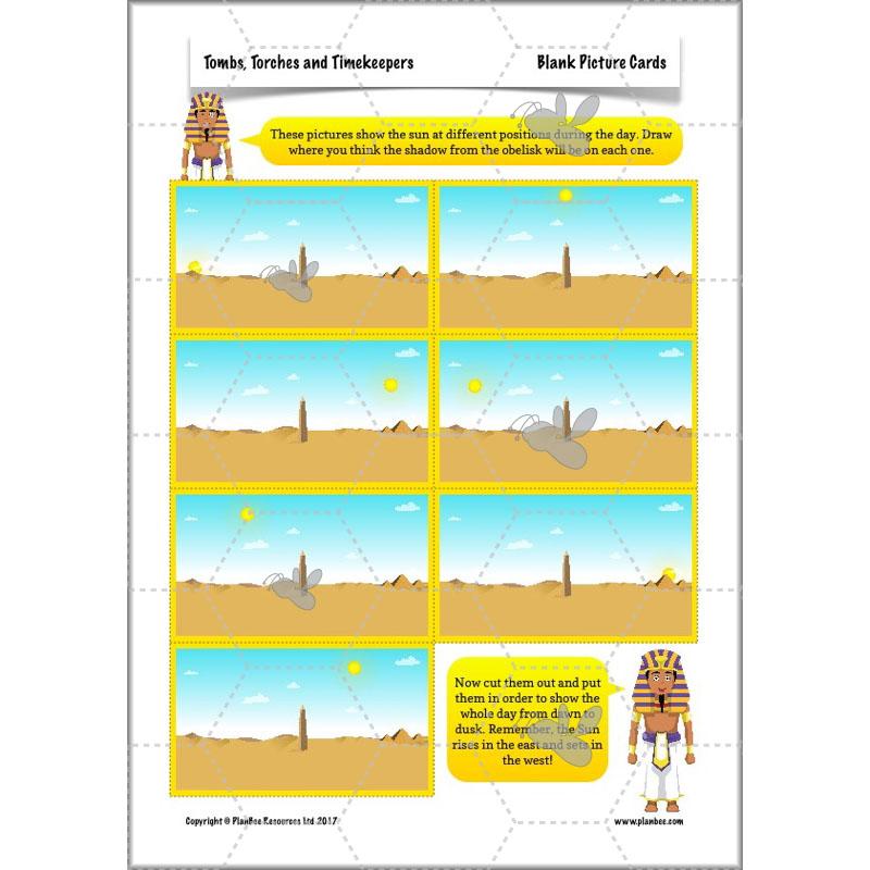 PlanBee Ancient Egypt Science - Light and Shadow: Year 3 Science