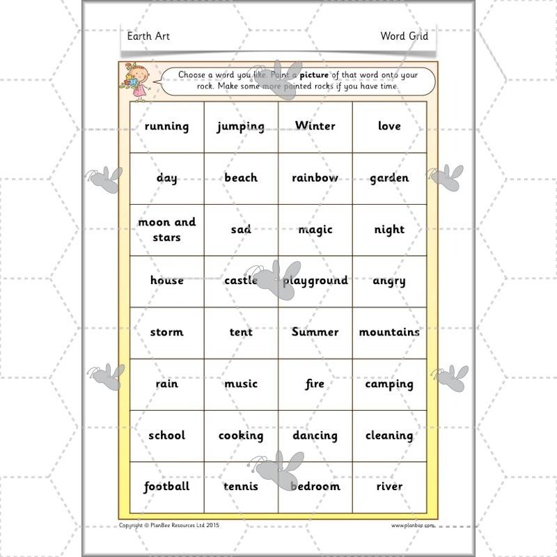 PlanBee Earth Art KS1 Nature Art for Kids by PlanBee