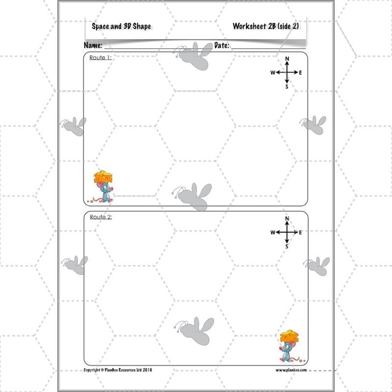 PlanBee 3D Shape and Space Year 3 Maths Lessons by PlanBee