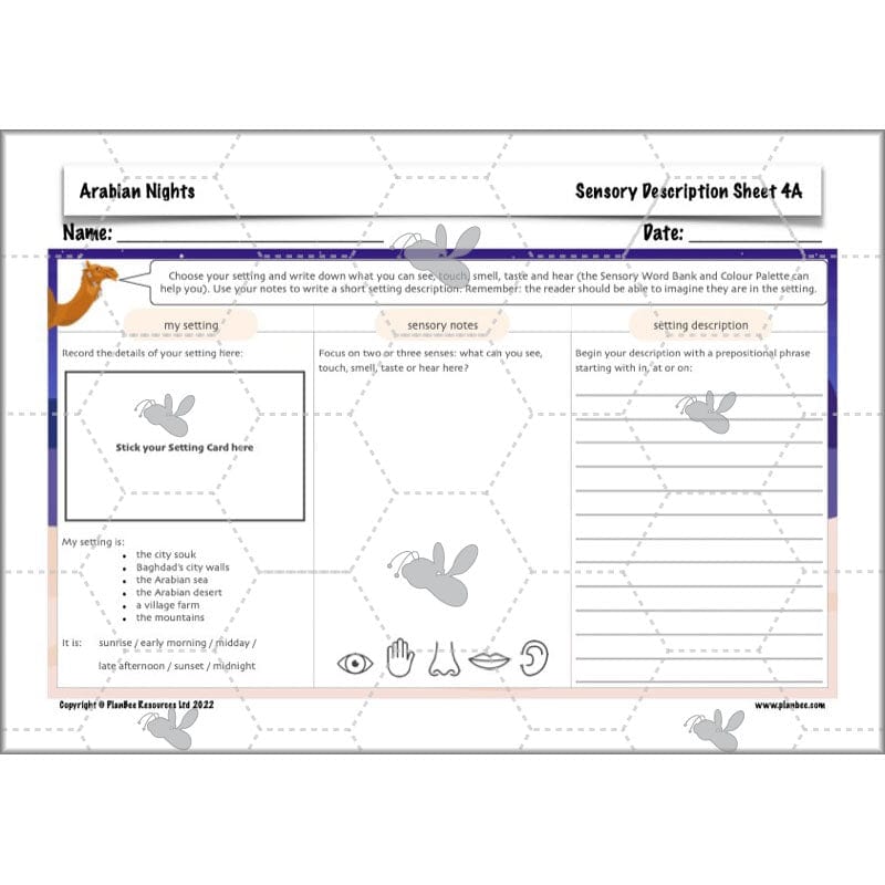 PlanBee Arabian Nights KS2 English Planning | PlanBee