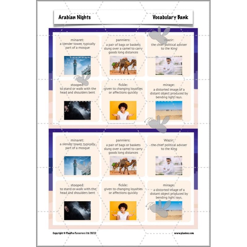 PlanBee Arabian Nights KS2 English Planning | PlanBee