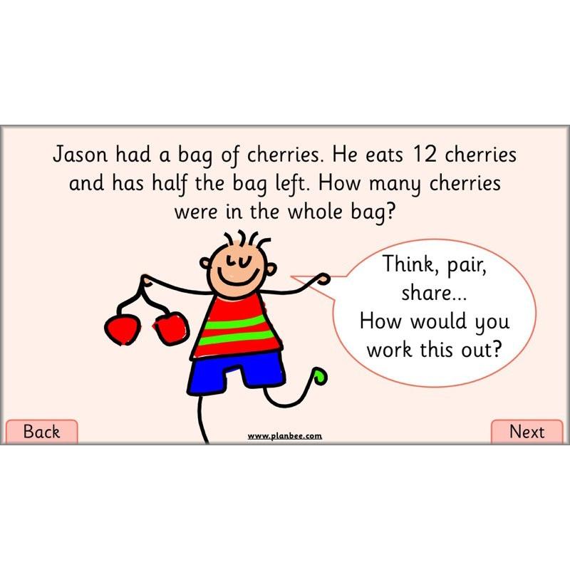 PlanBee Let's Find Fractions - Year 2 Maths - Measurement Planning