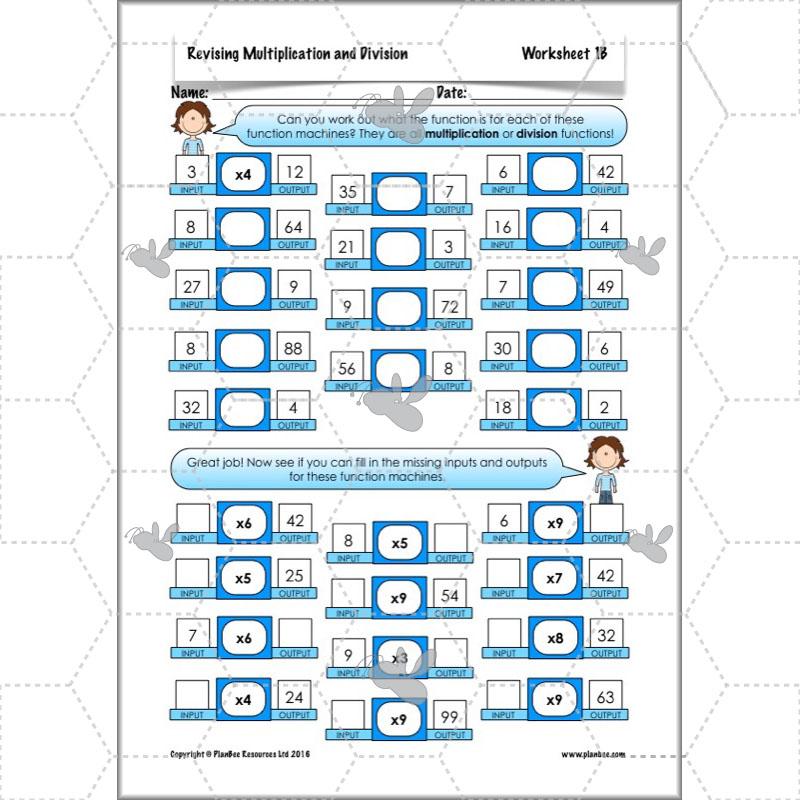 PlanBee Revising Multiplication and Division: Maths Lesson Plans for Year 4