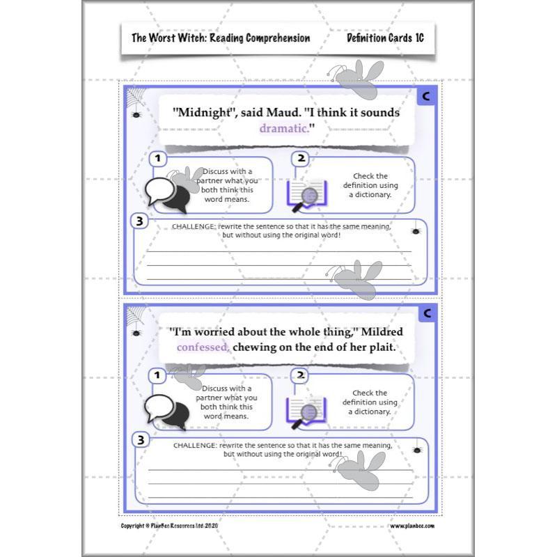 PlanBee The Worst Witch Characters English Pack by PlanBee