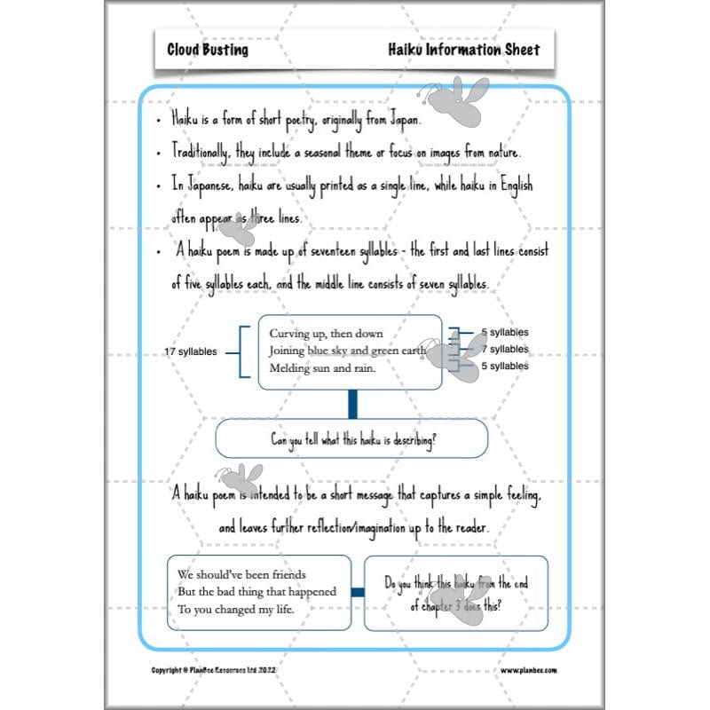PlanBee Cloud Busting KS2 English Lessons | PlanBee