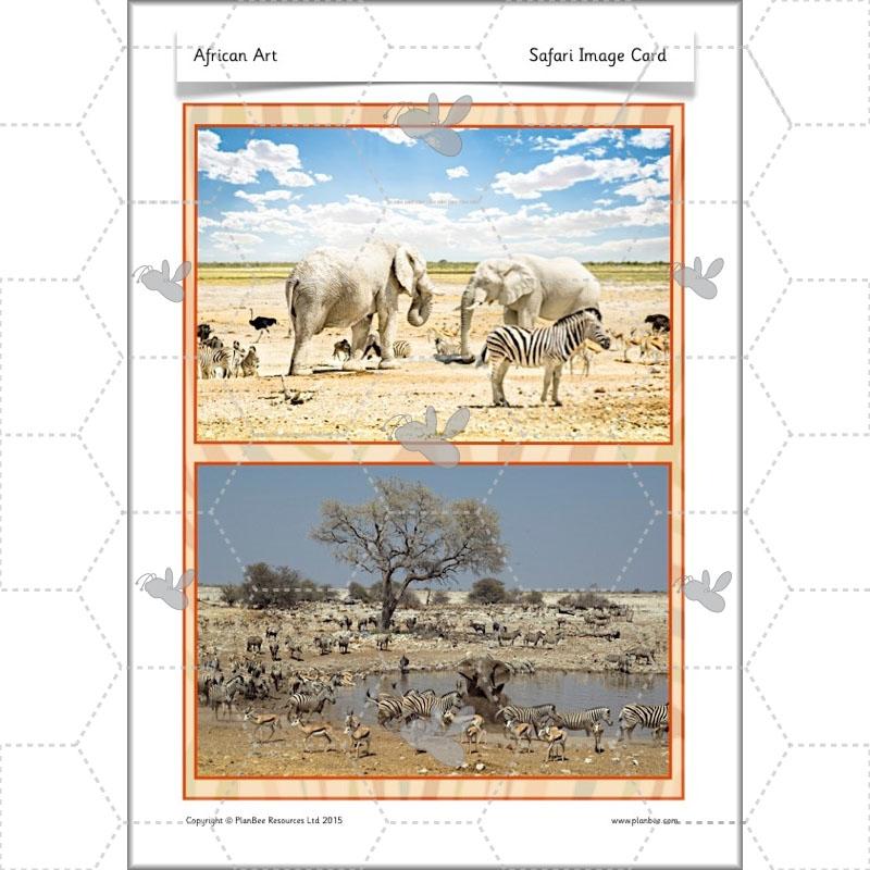 PlanBee African Art KS1: Year 1 & 2 Art Lessons by PlanBee