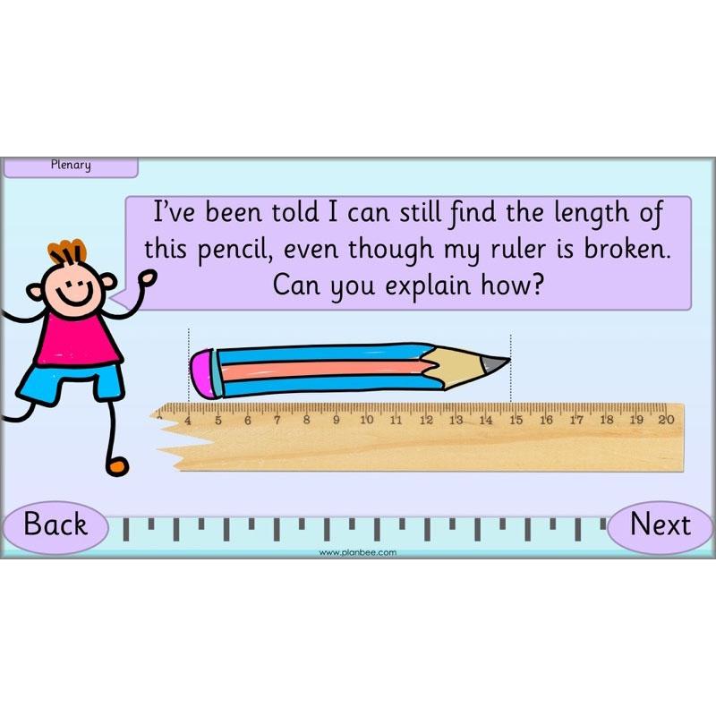 PlanBee Let's Use a Ruler! - KS1 Complete Maths Planning and Resources