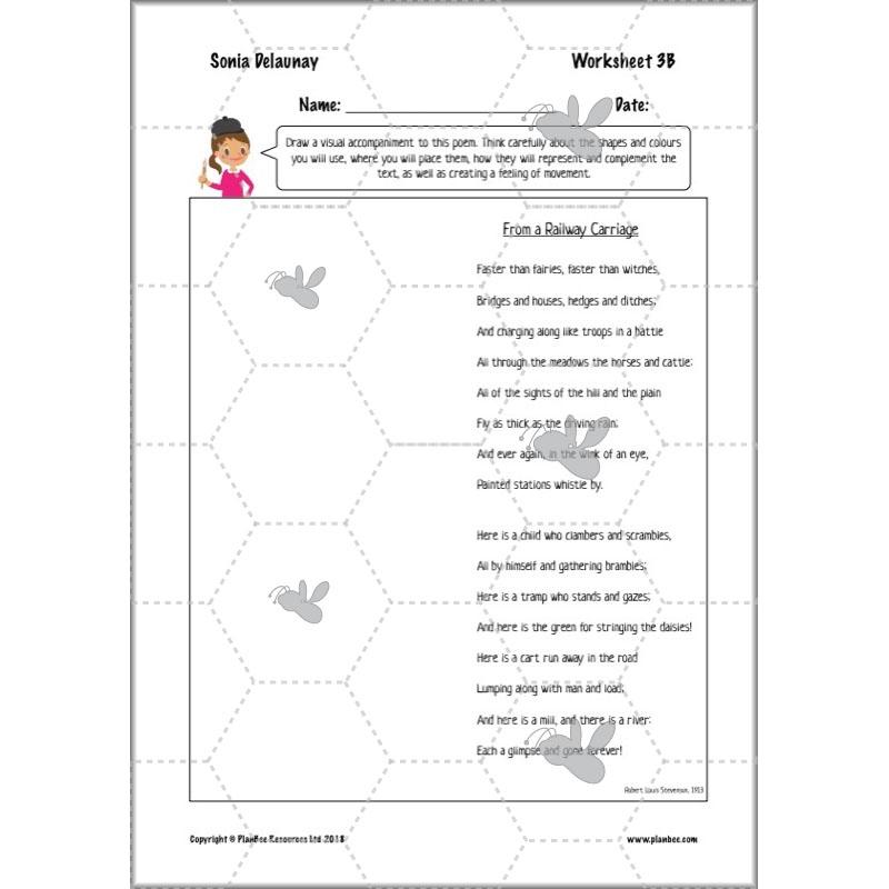 PlanBee Sonia DelaunayKS2 Art scheme of work by PlanBee