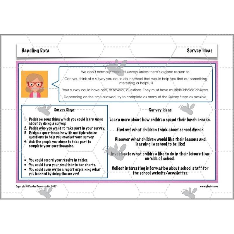 PlanBee Handling Data Year 4 Maths Lessons by PlanBee