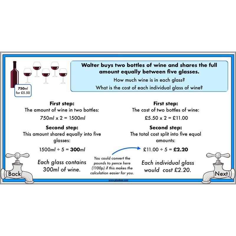 PlanBee Measuring Capacity Year 4 Maths Lesson Planning Pack