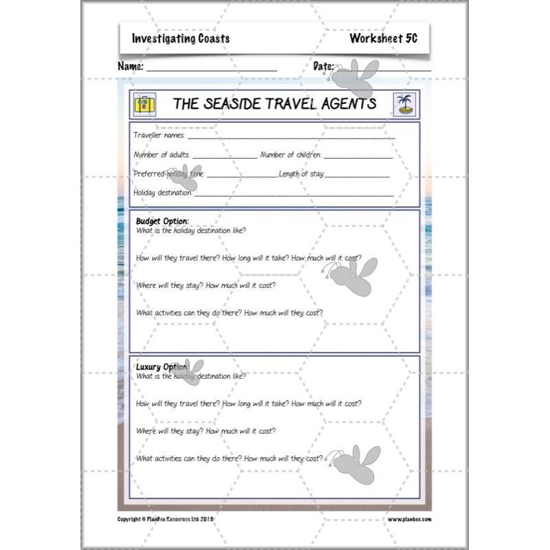 PlanBee Investigating Coasts KS2 Geography Lessons | PlanBee