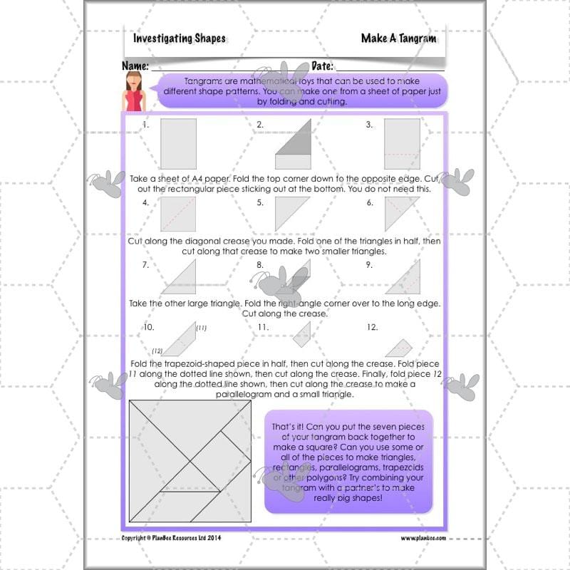 PlanBee Year 5 Shape KS2 Geometry Maths Lessons by PlanBee