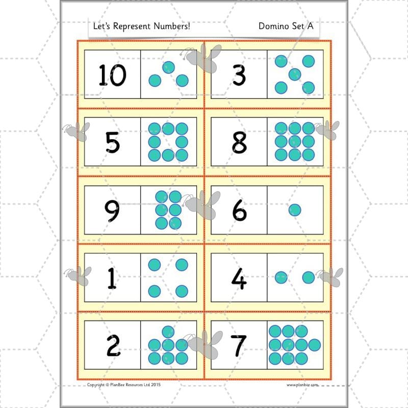 PlanBee Let's Represent Numbers Year 1 Maths by PlanBee