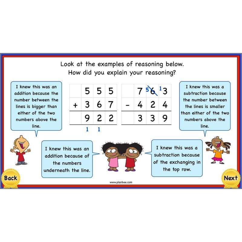PlanBee Using Addition & Subtraction 2 - Complete Y4 Maths Lessons & Resources