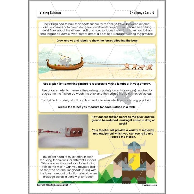 PlanBee Viking Science - Working Scientifically: Year 5 & Year 6 Science