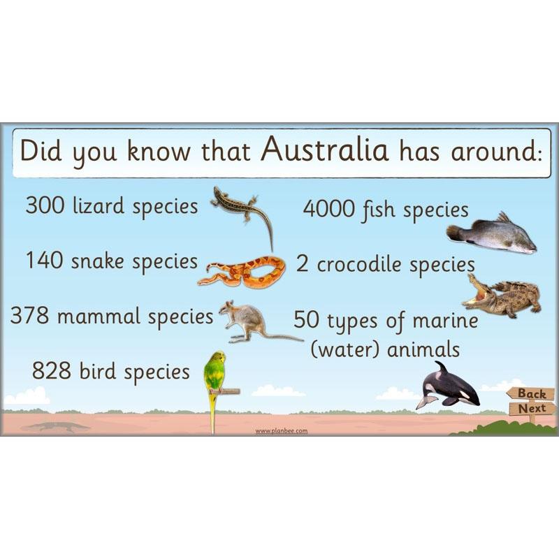 PlanBee Let's visit Australia - KS1 Geography lessons: Year 1 & Year 2