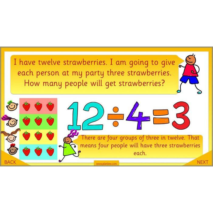 PlanBee Let's share objects equally: Year 1 multiplication and division