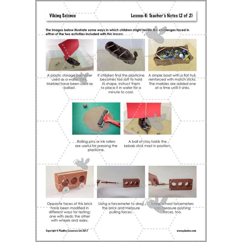 PlanBee Viking Science - Working Scientifically: Year 5 & Year 6 Science