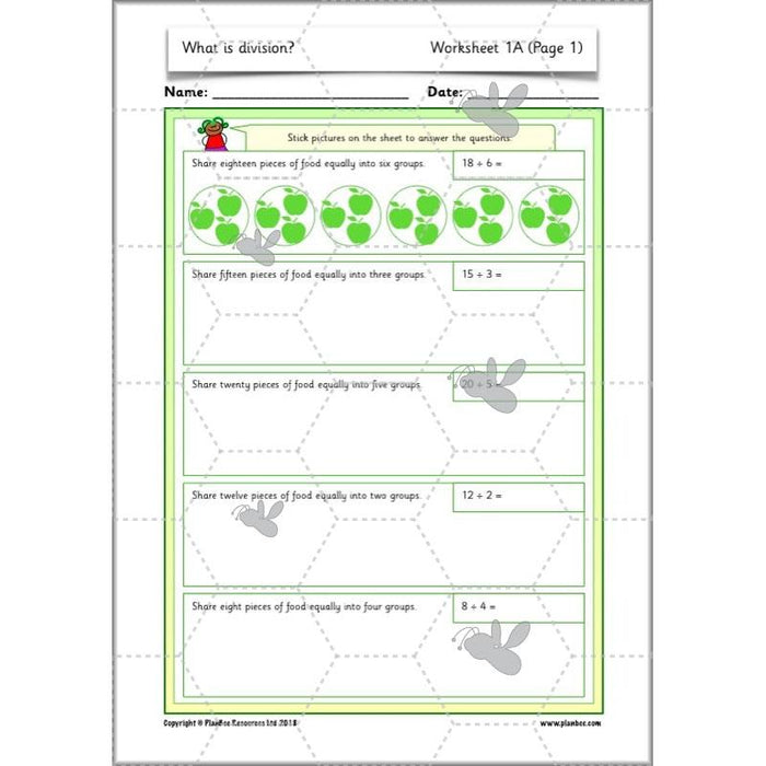PlanBee What is Division? Year 2 Maths planning | KS1 Division