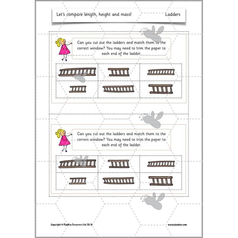 PlanBee Let's compare length, height and mass - KS1 Maths Resources and Plans