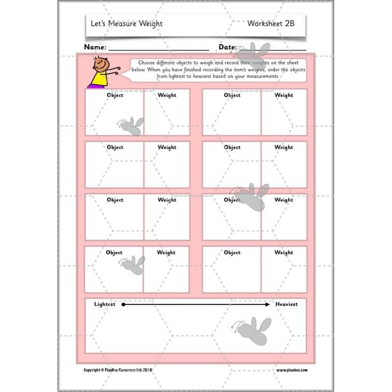 PlanBee Let's Measure Weight - KS1 - Year 2 Maths - Measurement
