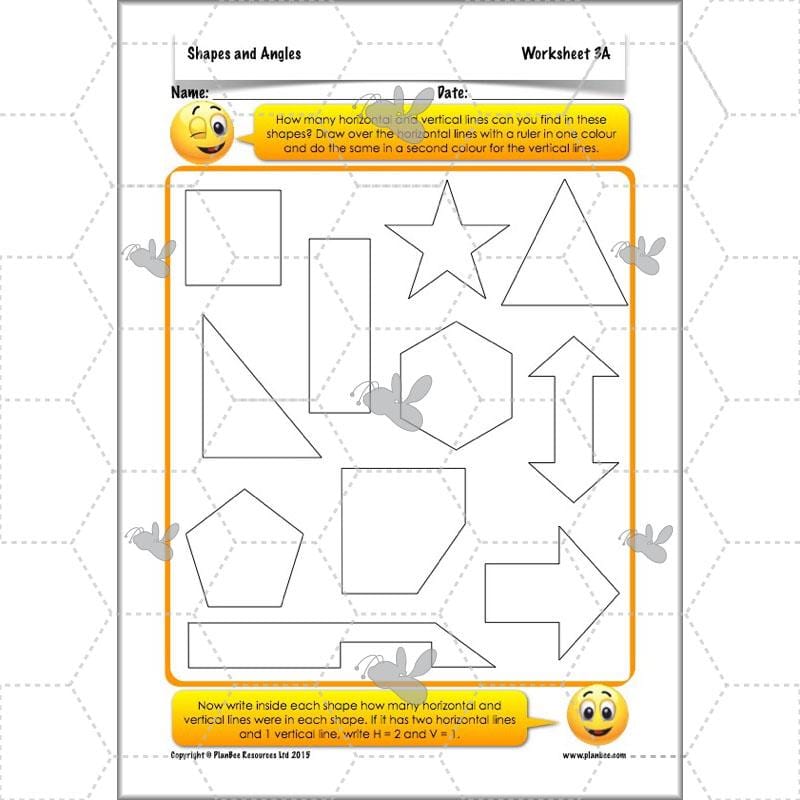 PlanBee Shapes and Angles Year 3 Maths Lessons by PlanBee