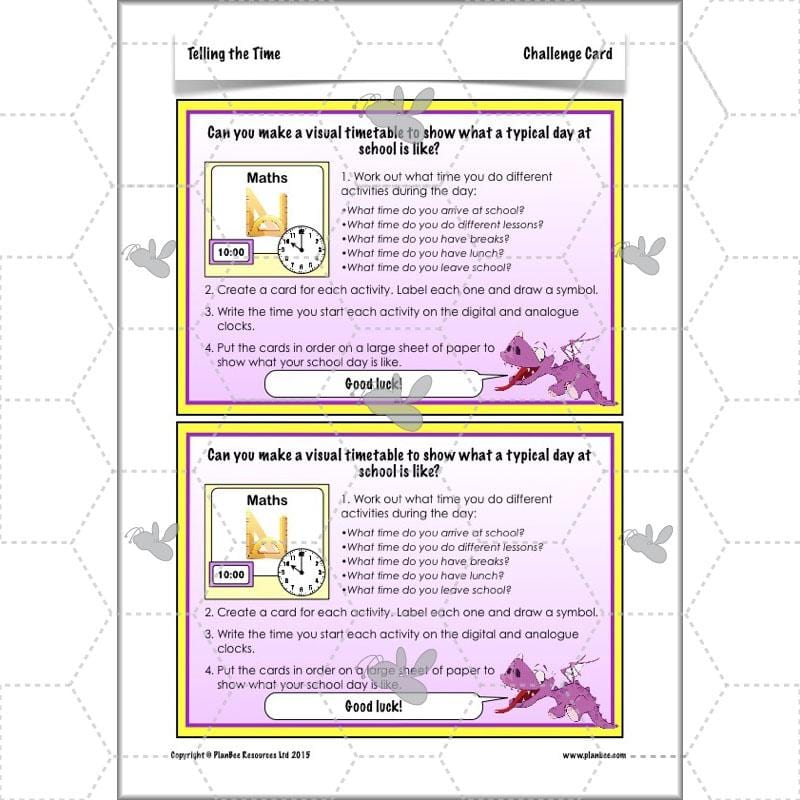 PlanBee Telling the Time KS2 | Year 4 Maths Lessons and Resources