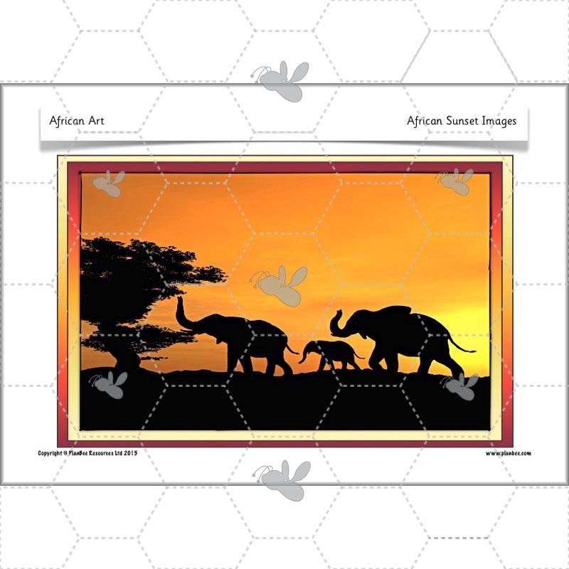 PlanBee African Art KS1: Year 1 & 2 Art Lessons by PlanBee