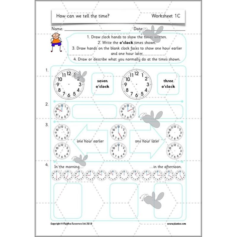 PlanBee Year 2 Time Lessons KS1 | How can we tell the time?