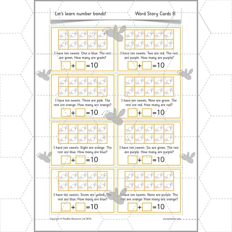 PlanBee Let’s learn number bonds - KS1 complete planning