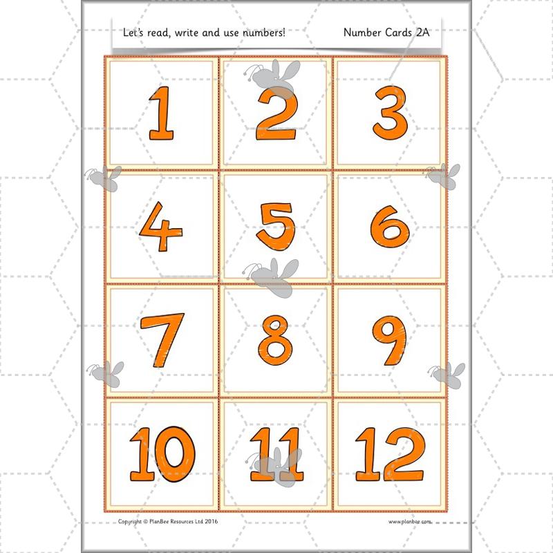 PlanBee Let’s read, write and use numbers Year 1 KS1