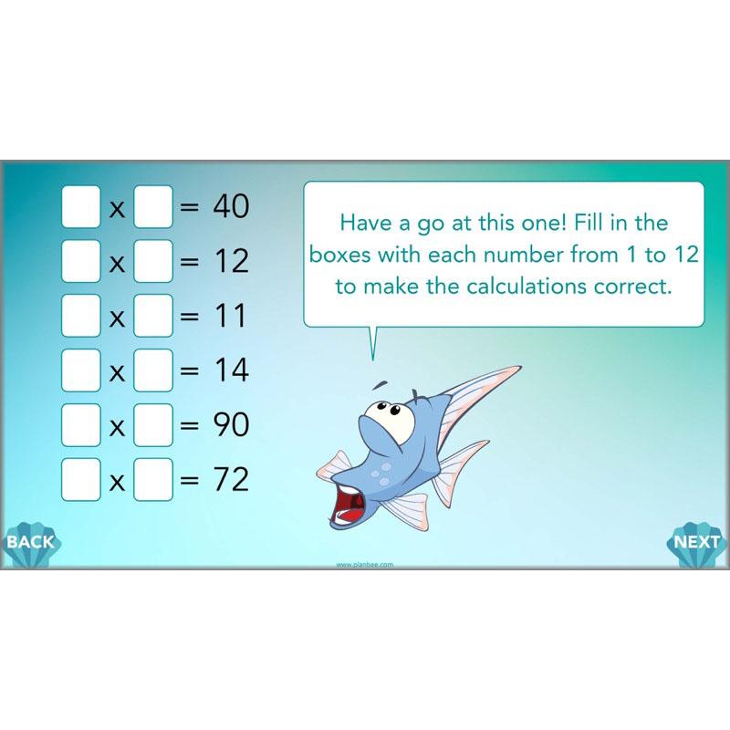 PlanBee Times Table Facts - Complete Maths Planning and Resources for Year 4
