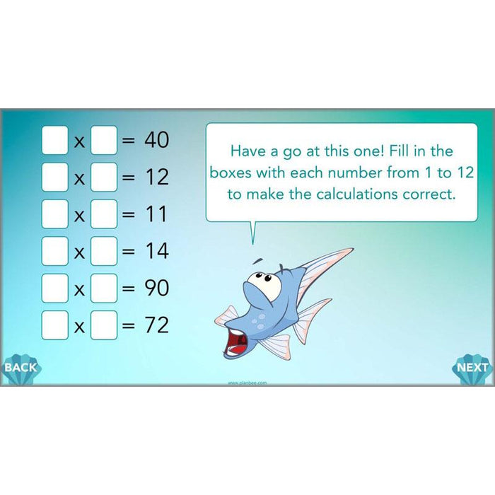 PlanBee Times Table Facts - Complete Maths Planning and Resources for Year 4