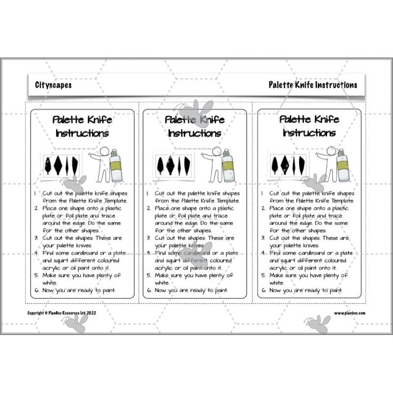 PlanBee Cityscapes Art Lessons for KS2 created by PlanBee