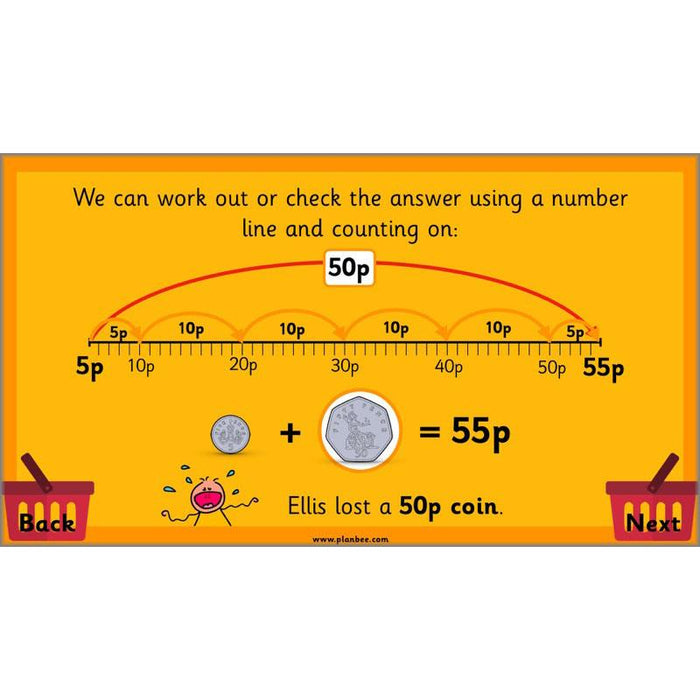 PlanBee Let's Go Shopping: Year 2 Money Maths Activities
