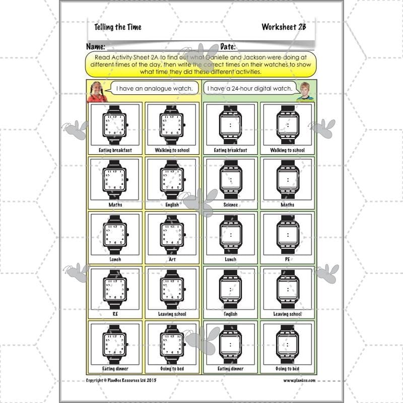 PlanBee Telling the Time KS2 | Year 4 Maths Lessons and Resources