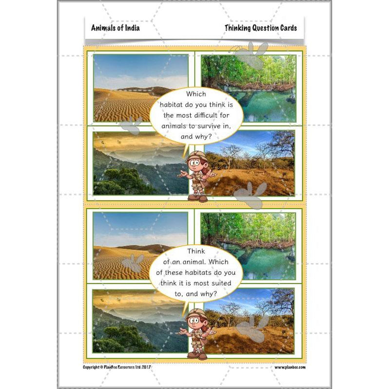 Animals of India complete Science scheme of work for KS2 — PlanBee