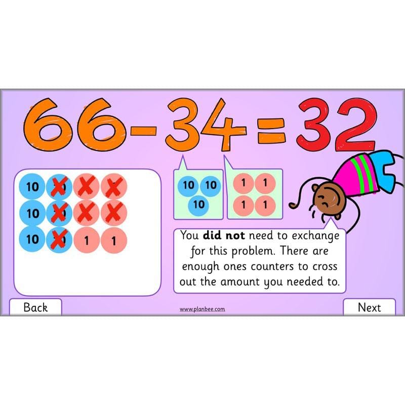 PlanBee Let’s Subtract Big Numbers | Year 2 Maths Plans & Resources | PlanBee