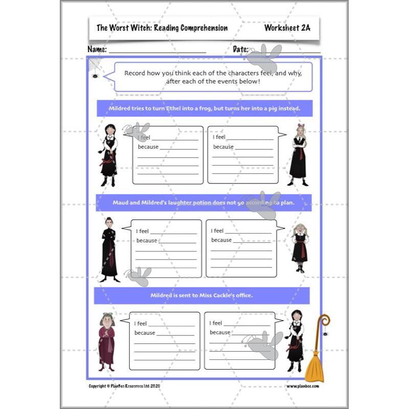 PlanBee The Worst Witch Characters English Pack by PlanBee
