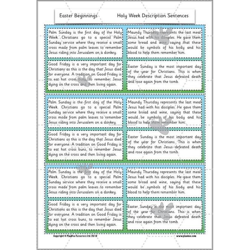 PlanBee Easter Beginnings KS1 Easter Lessons by PlanBee