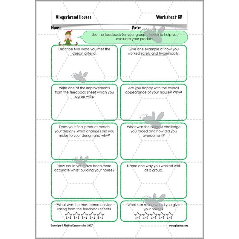 PlanBee Gingerbread Houses KS2 Christmas Cooking with Kids